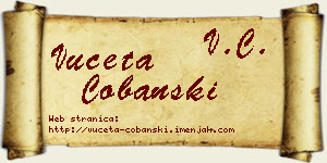 Vuceta Čobanski vizit kartica